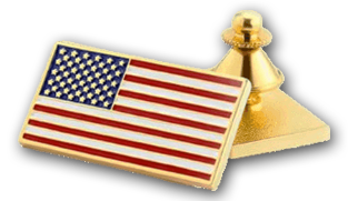 *Free U.S. flag pin for supporters who contribute $10 or more. Free USA Flag Pin